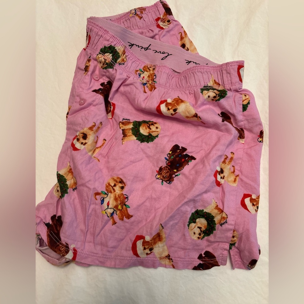 VS PINK boxer shorts. Never worn. Size M